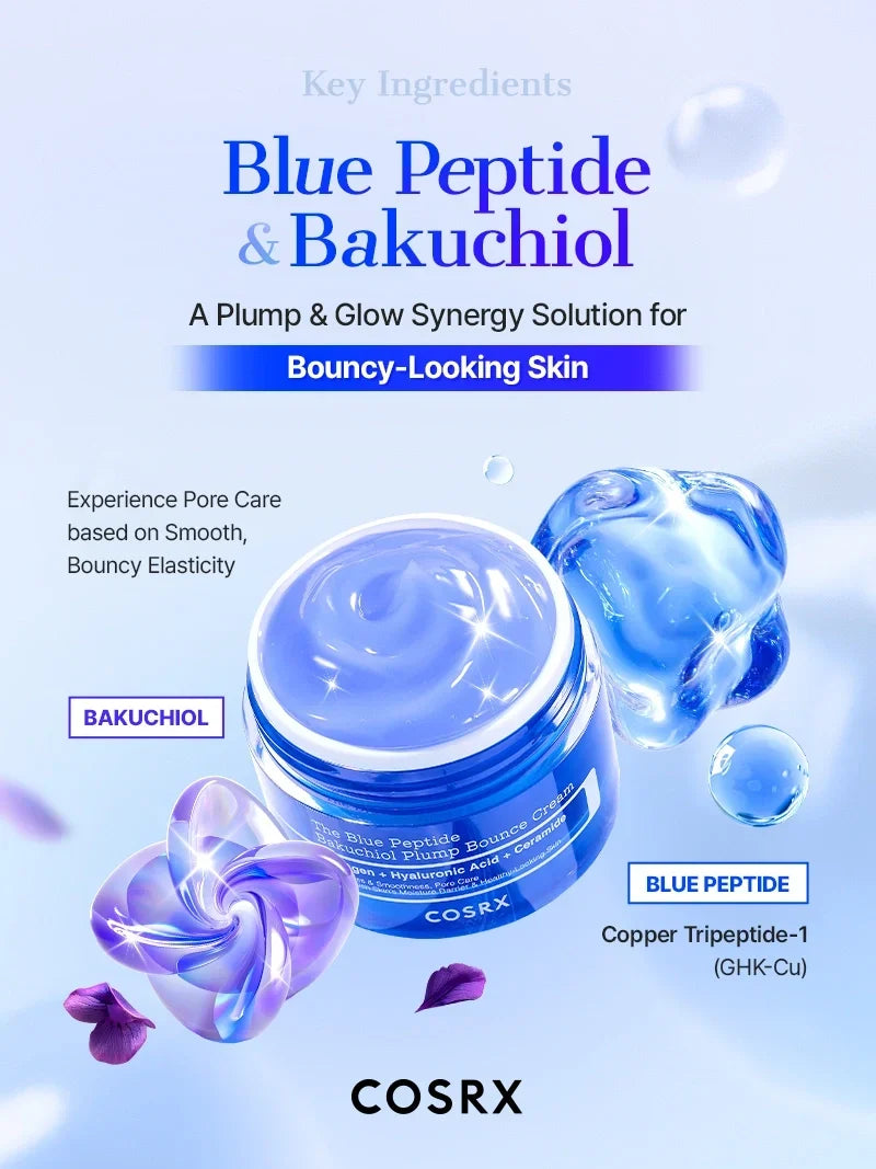COSRX The Blue Peptide Bakuchiol Plump Bounce Cream