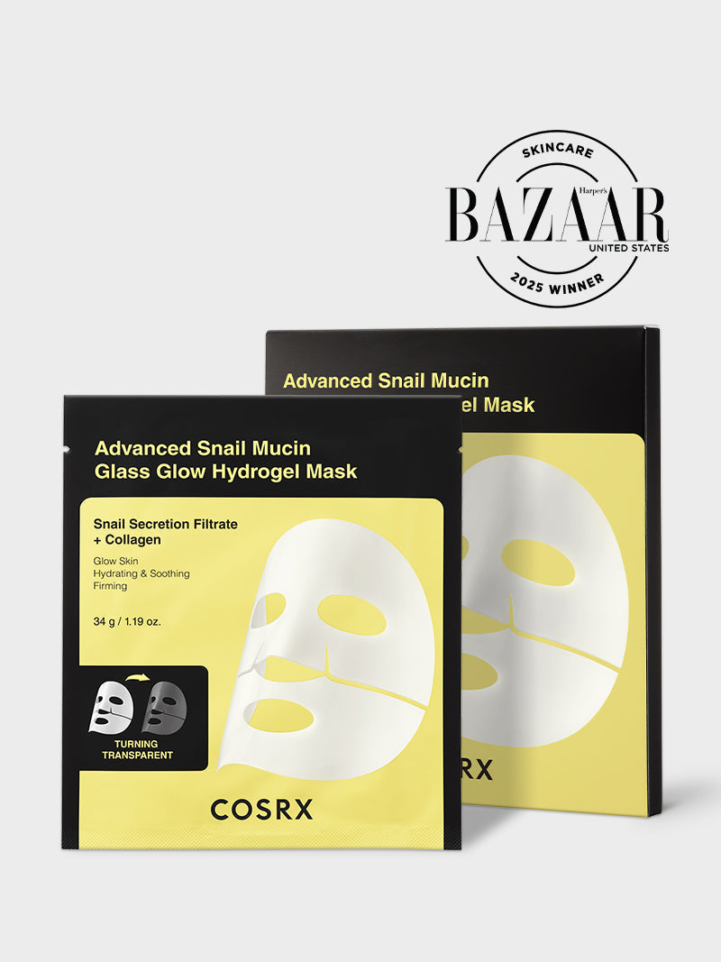 Advanced Snail Mucin Glass Glow Hydrogel Mask_3ea P5